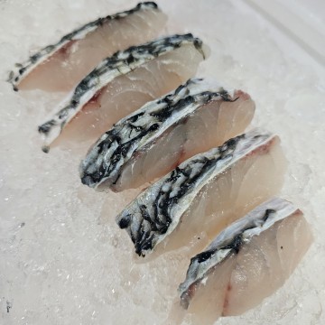 Frozen Seabass Fillet (Sliced) 冰冻金目卢肉 (切片) 200g